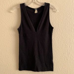 Deep V Tank Top